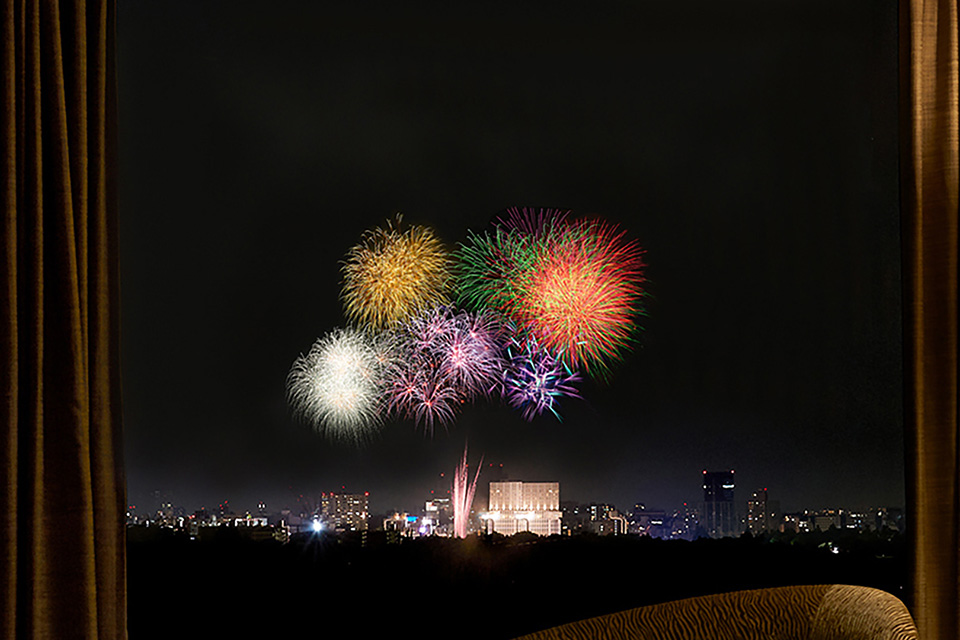 「2024 神宮外苑花火大会」ビュー　イメージ