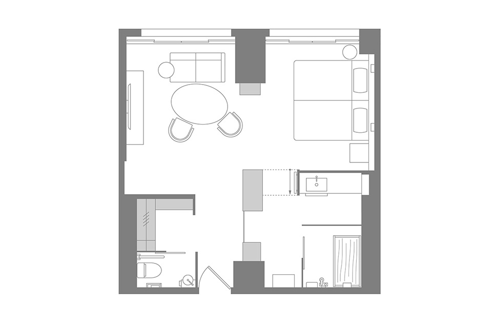 ザ・メイン新江戸プレミアムデラックス　間取り図